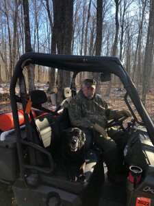 Bill at the wheel and Otis riding shotgun.