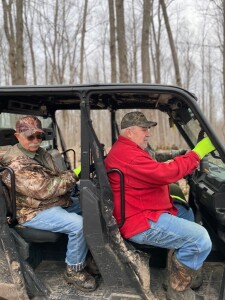 Jimmy and Bob hitching a ride with Bill.