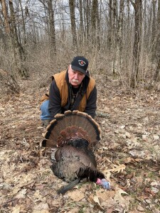 Here I am with my turkey.